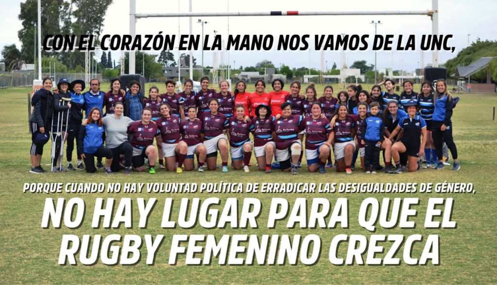 Con una fuerte denuncia, el rugby femenino de UNC anunció que deja la institución